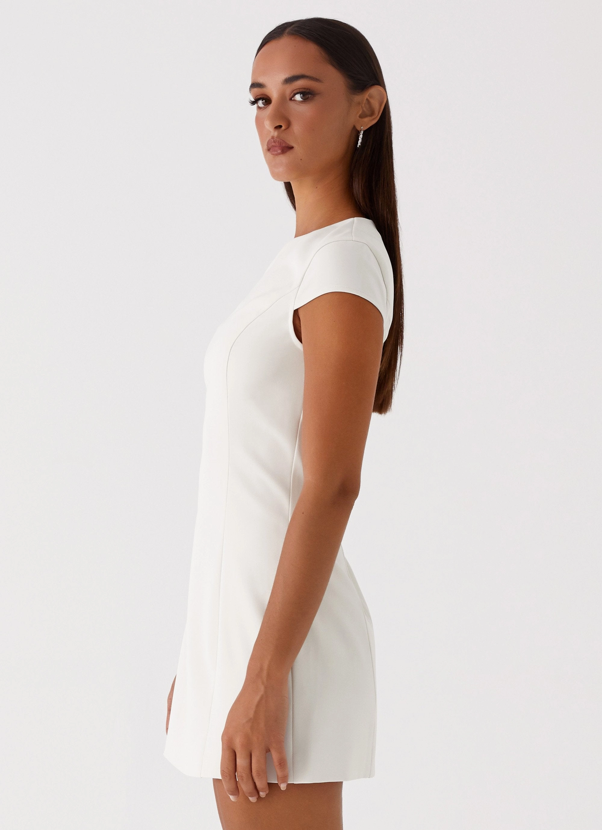 Autumn Look Harriet Mini Dress - Off White
