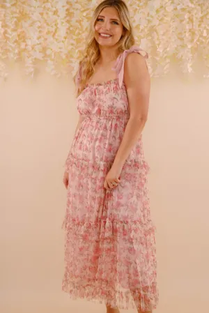 There's Something So Sweet Maxi Dress Shine Soft