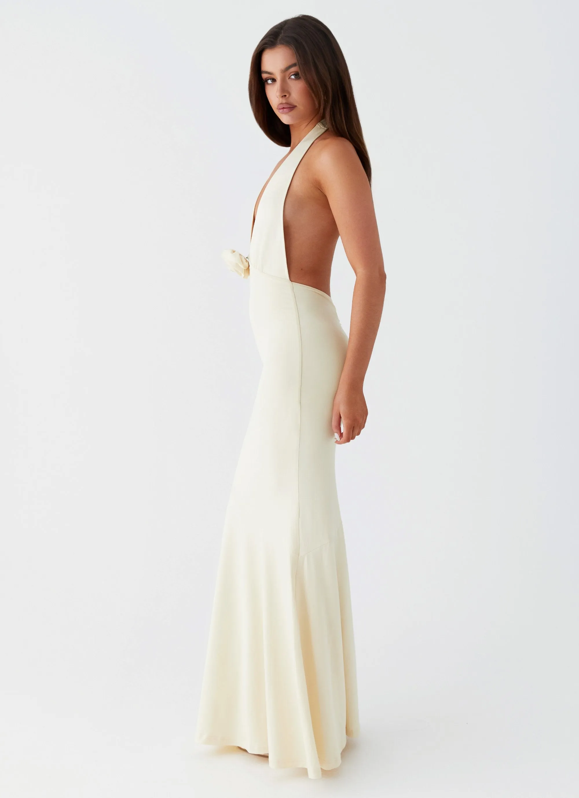 Eliza Rose Maxi Dress - Yellow Timeless Design Smart Cut