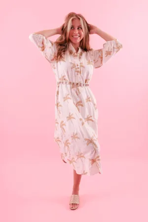 Escaping Old Memories Midi Dress Designer-Label