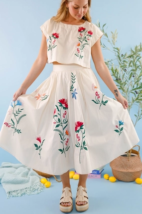 Finding The Good Midi Skirt-Tan Long Use