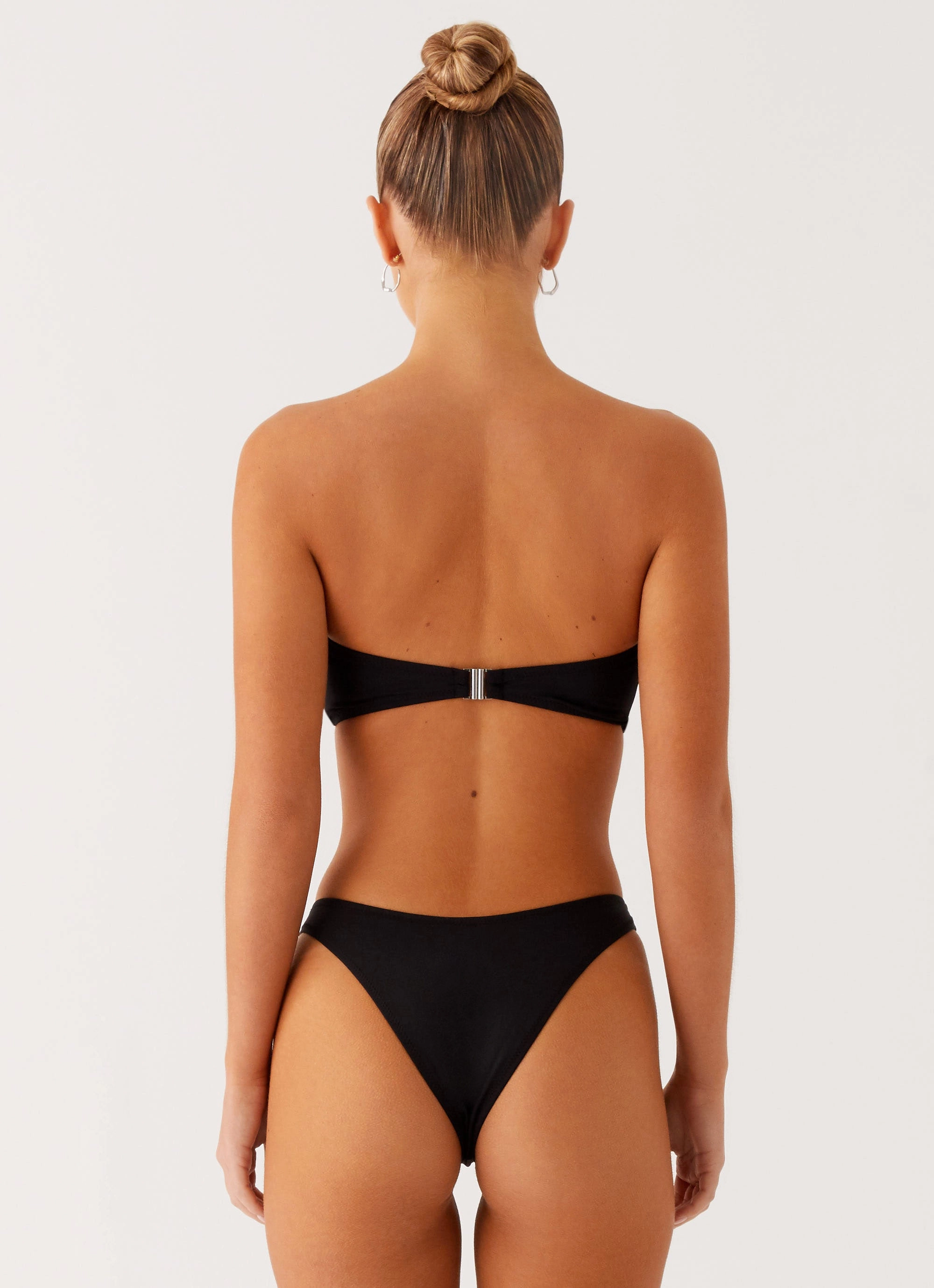power-saving Cuba Strapless Bikini Top - Black