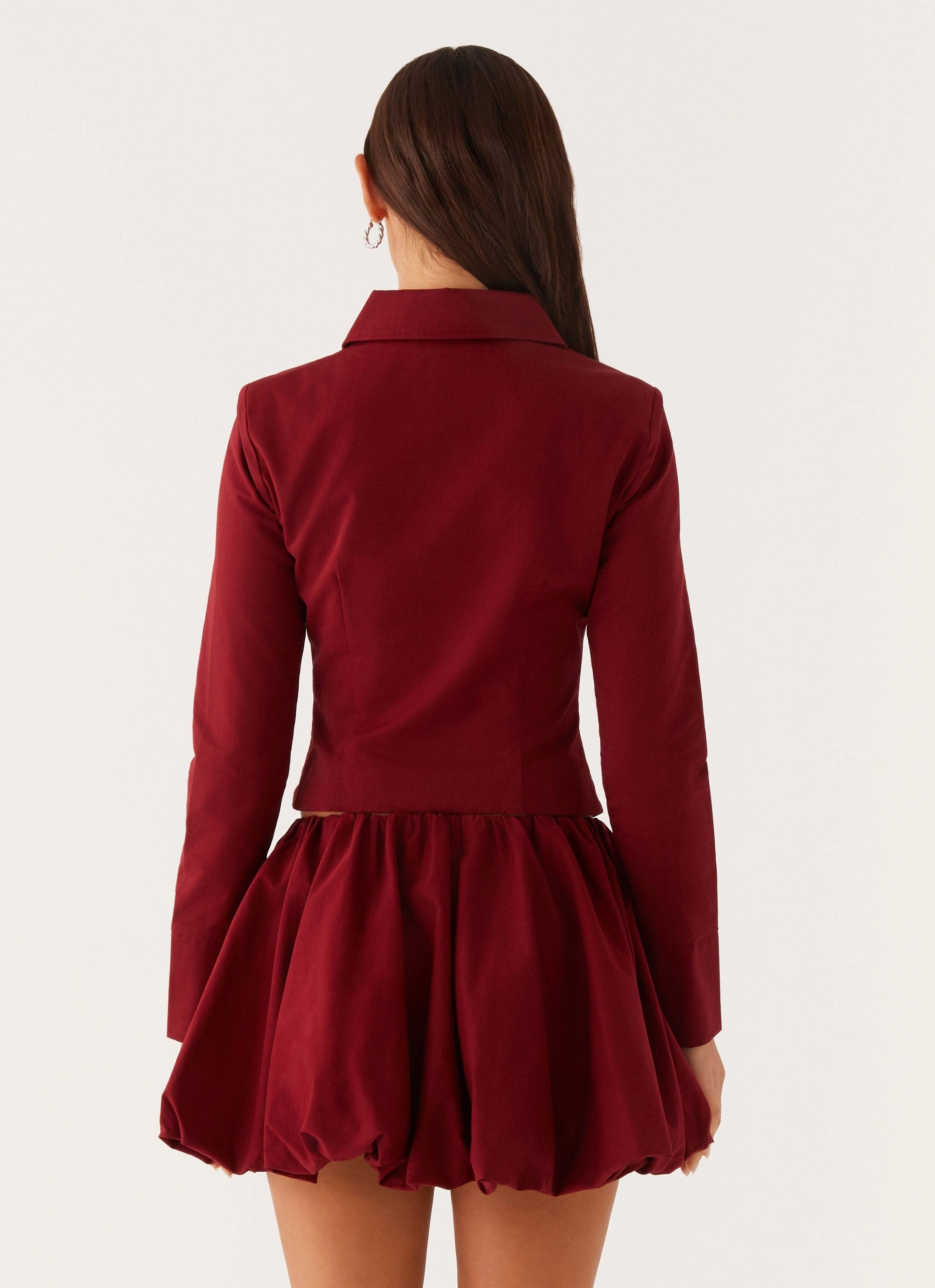 Vesper Bubble Mini Skirt - Mulberry Reflective Trim Options Trail Comfort
