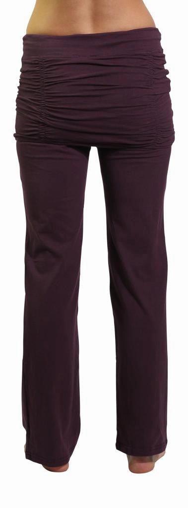 FlexibleMobilityDesign Wear Resistant Fabric Ruched Skirt Yoga Pant