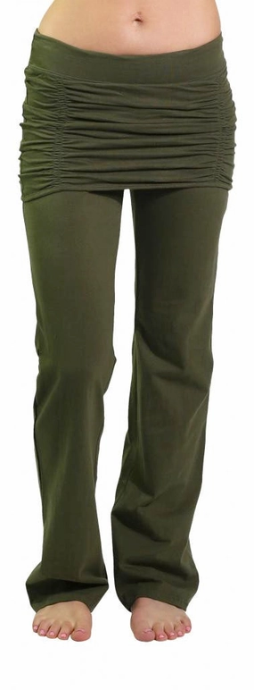 Comfortable fit Ruched Skirt Yoga Pant