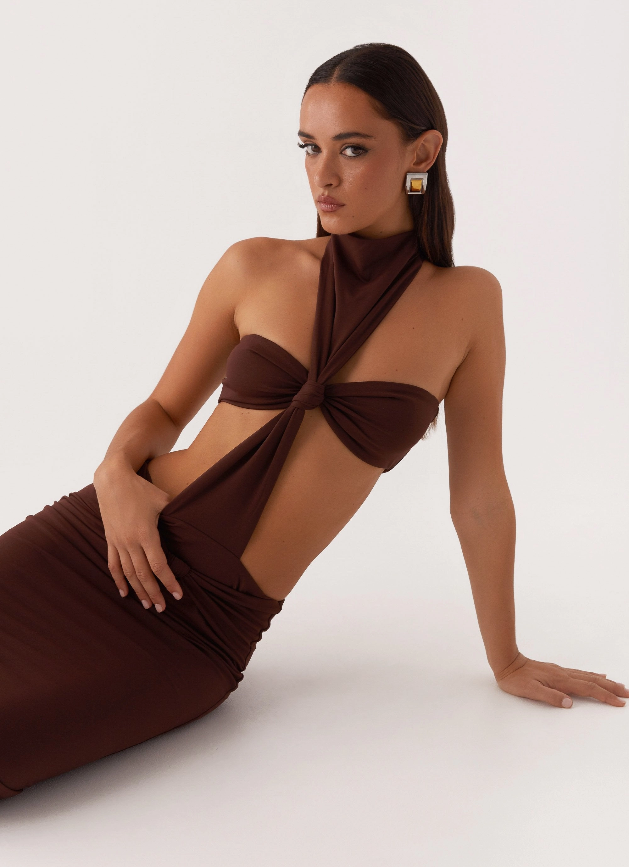 Elinor Maxi Dress - Chocolate Style Moment