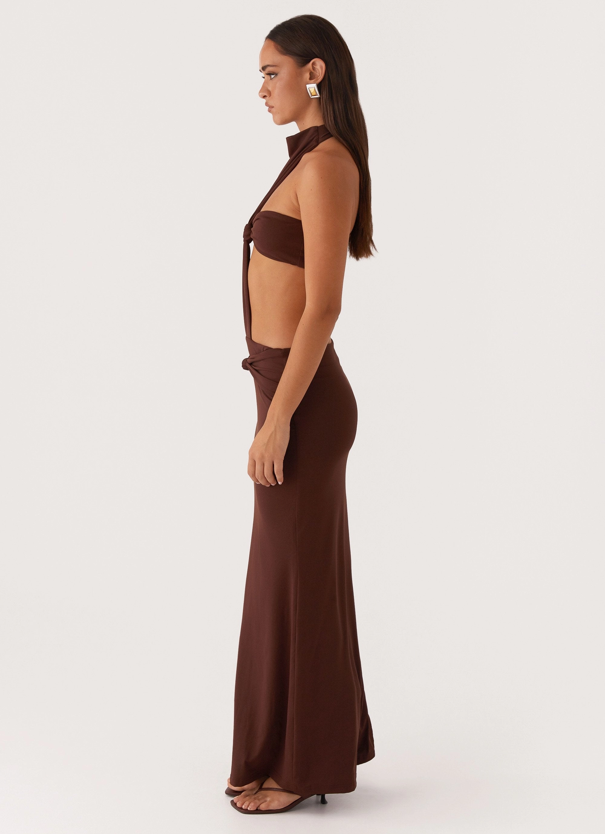 Urban Light Elinor Maxi Dress - Chocolate