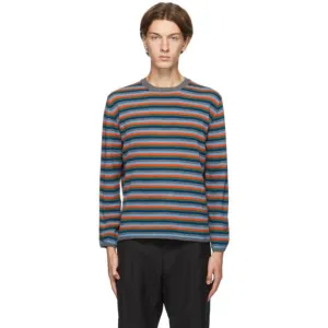 Comme des Garcons Homme Deux Multicolor Striped Sweater