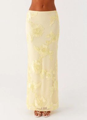 Radiate Maxi Skirt - Yellow Thermal Regulating Fabric Ripstop Reinforcement