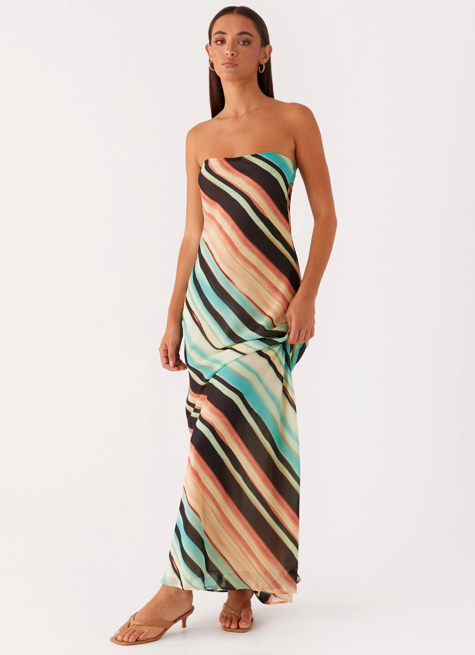 Pure Lines Japan Cool Como Maxi Dress - Stripe