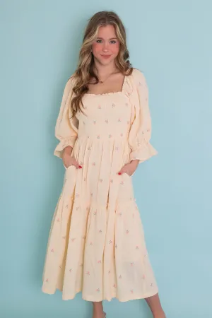 Bold Cut Fall Ready RESTOCK: On My Polaroid Camera Maxi Dress