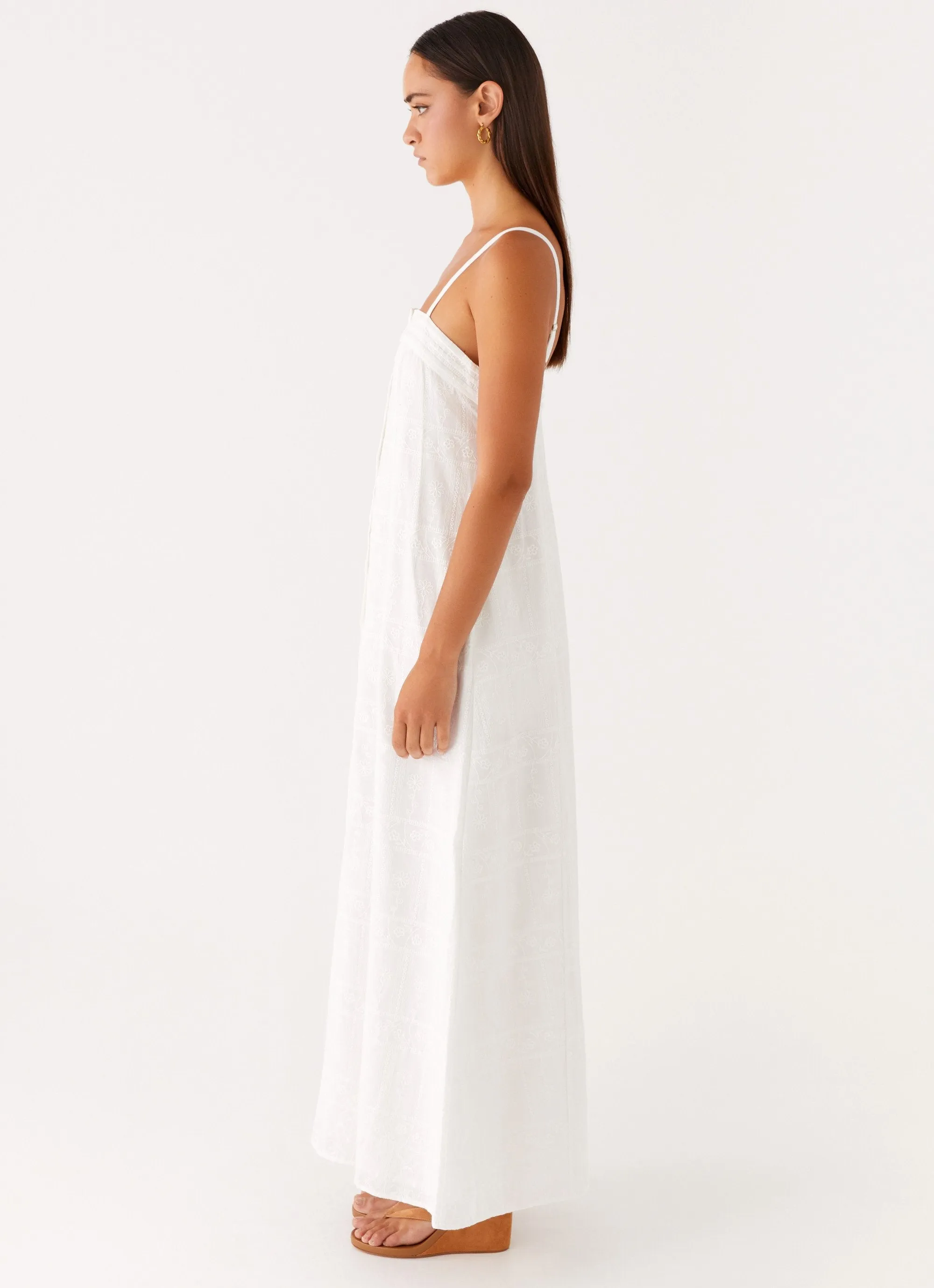Cole Maxi Dress - White Light and Breezy Simple Elegance
