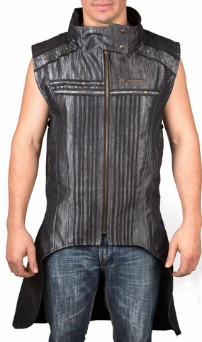 Noise Reduced Fasteners Compact Design Cyber Warlock Tailcoat