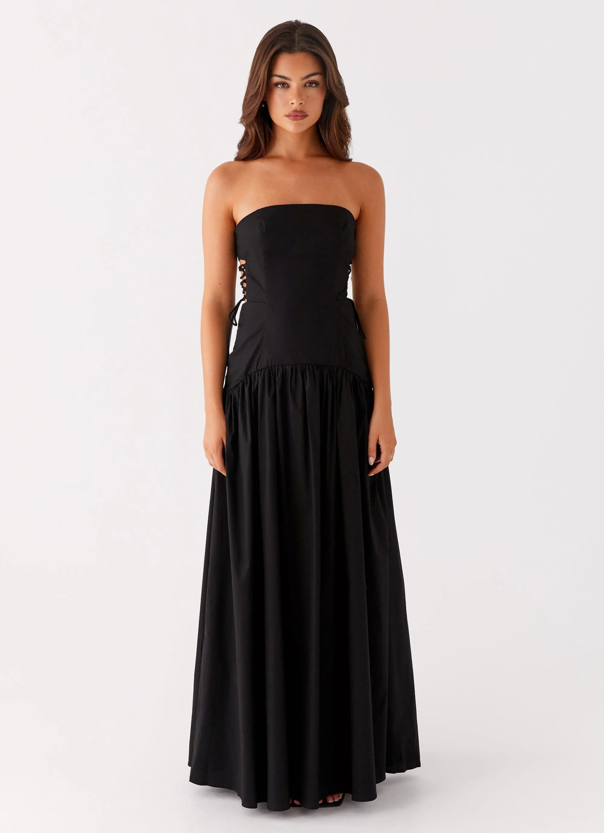 Conagh Maxi Dress - Black Travel Option Festival Mood