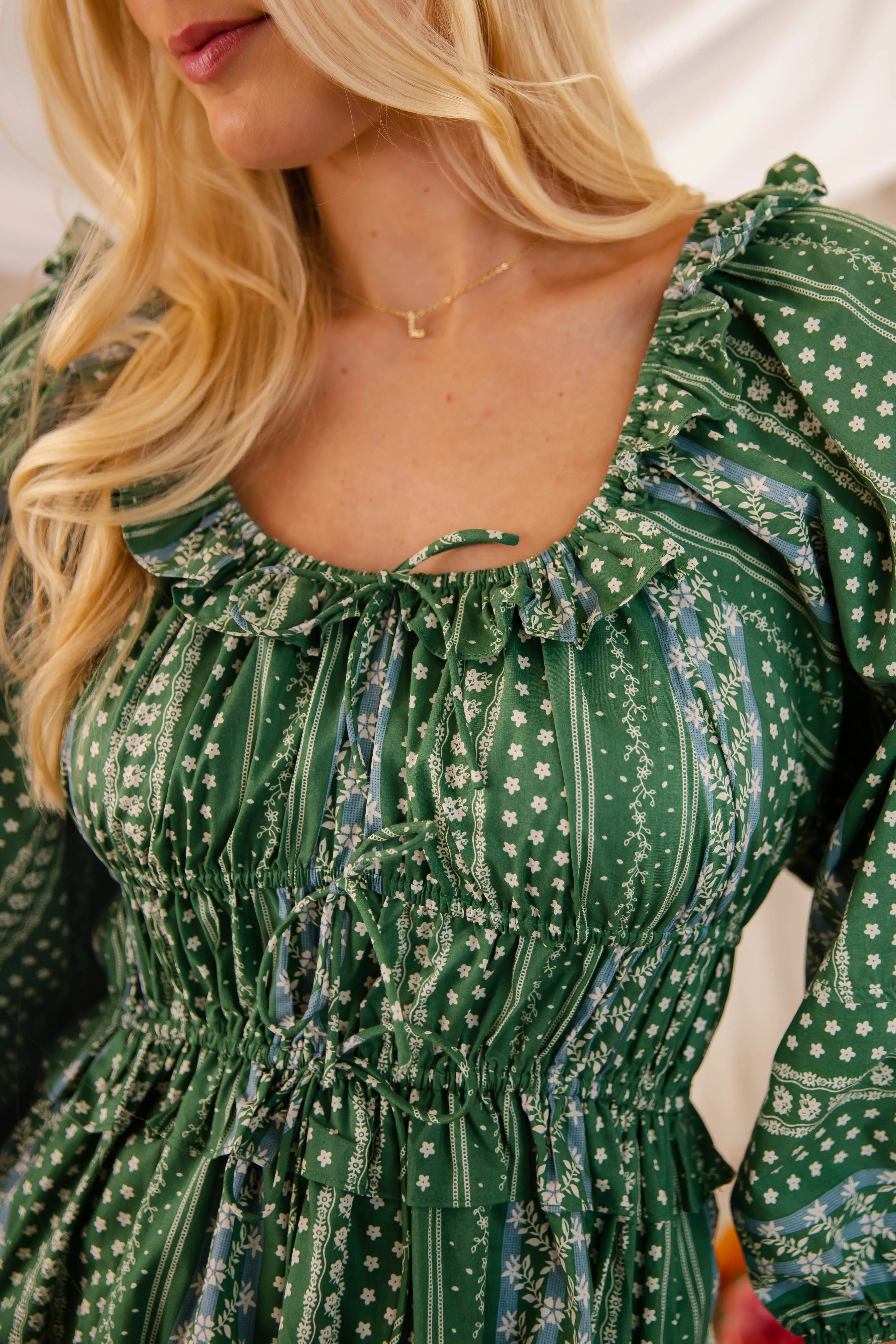 Sage Glow Flare Breeze Bittersweet Times Dress