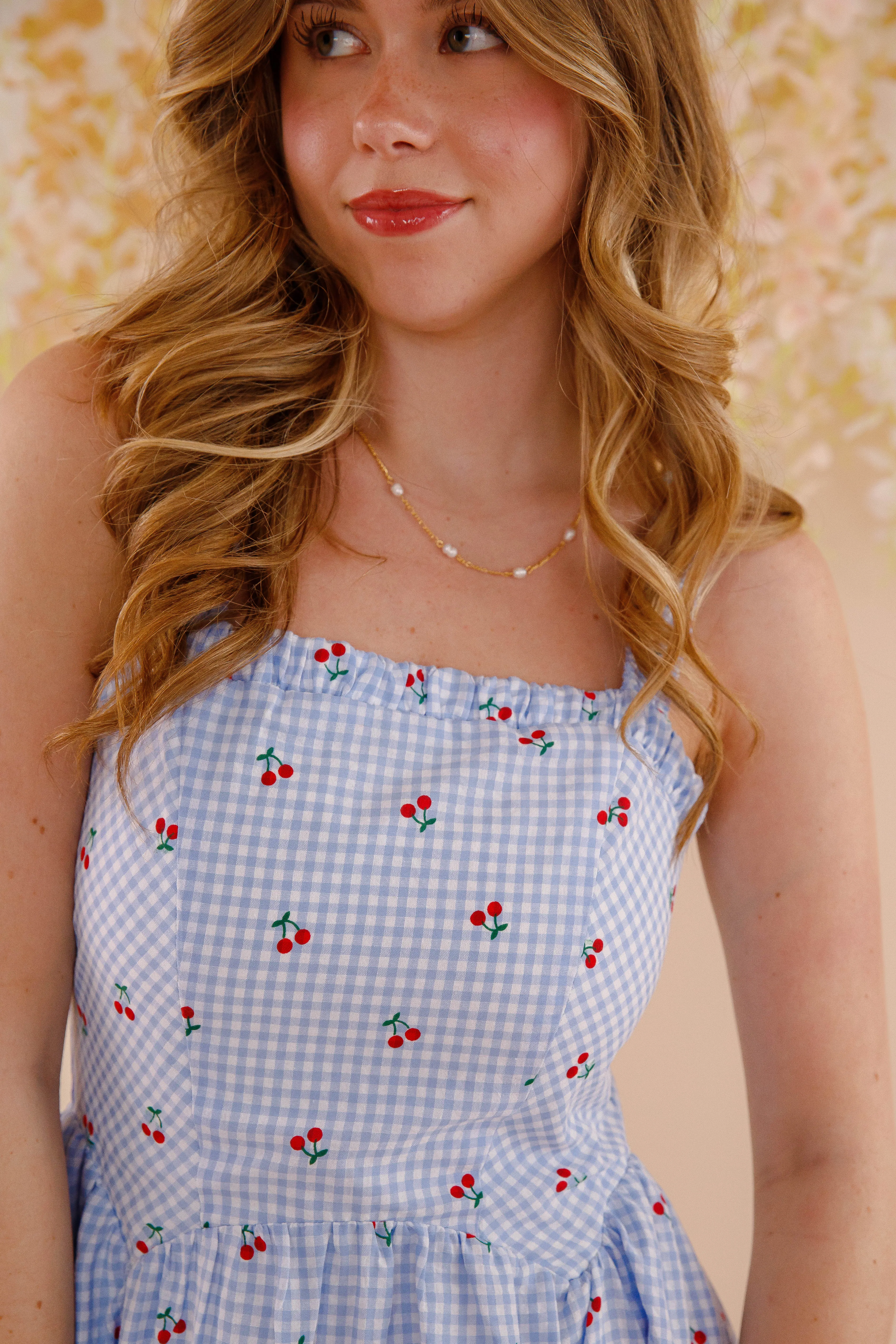 Family Warm The Cherry On Top Midi Dress