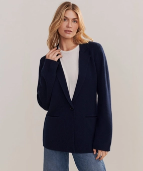 Compression Fit Engineering Raw Edge Finish Cooper Blazer