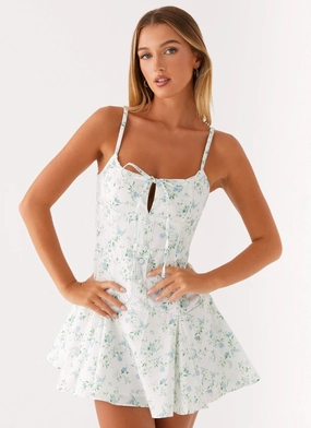 Lounge Base Helena Mini Dress - Vintage Ditsy Floral