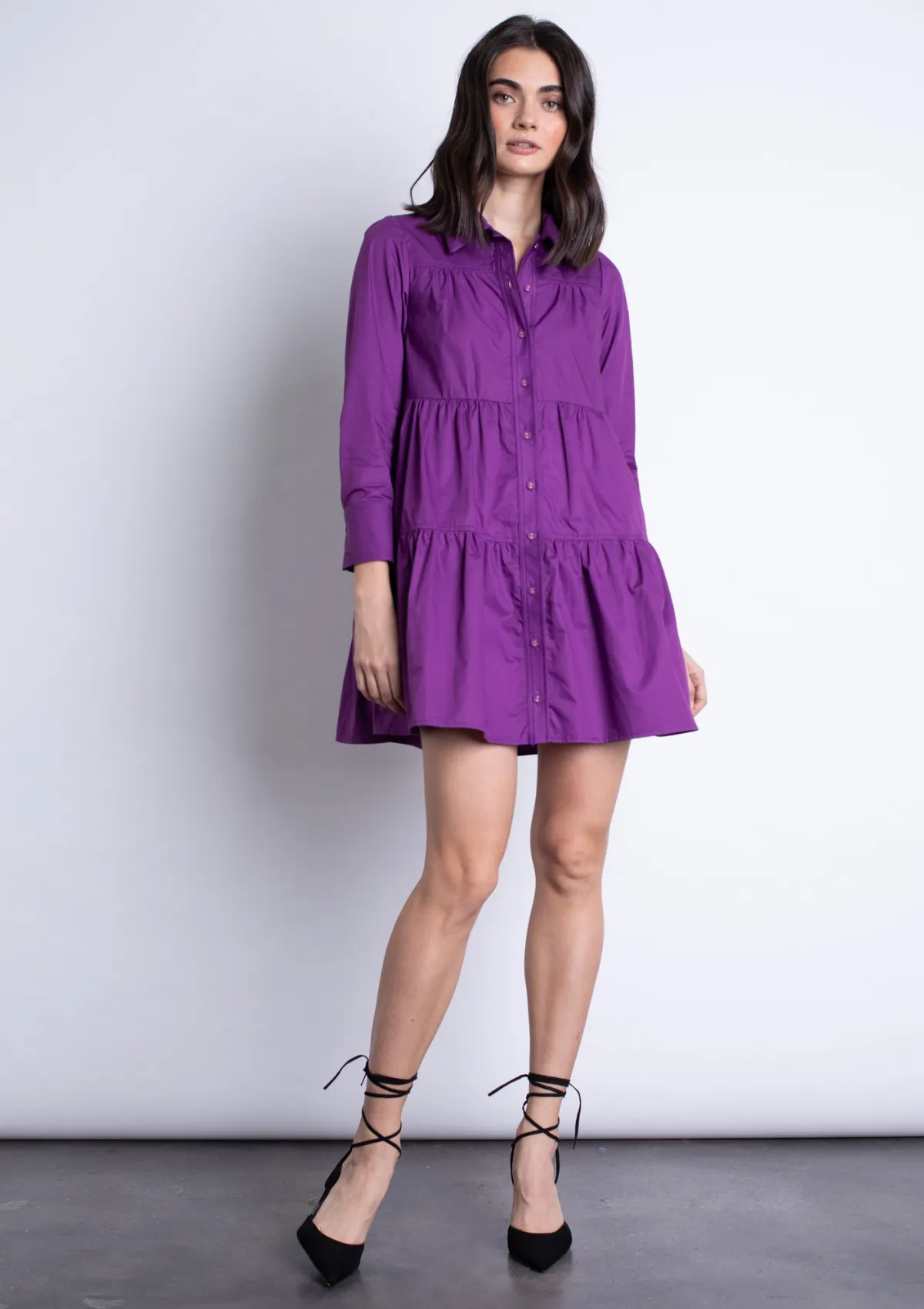 Gentle Motion Cora Mini Dress - Magenta