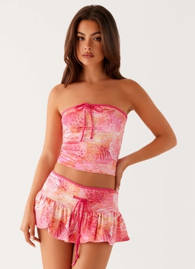 OdorResistantFinish Corbin Mini Skort - Flamingo Fling