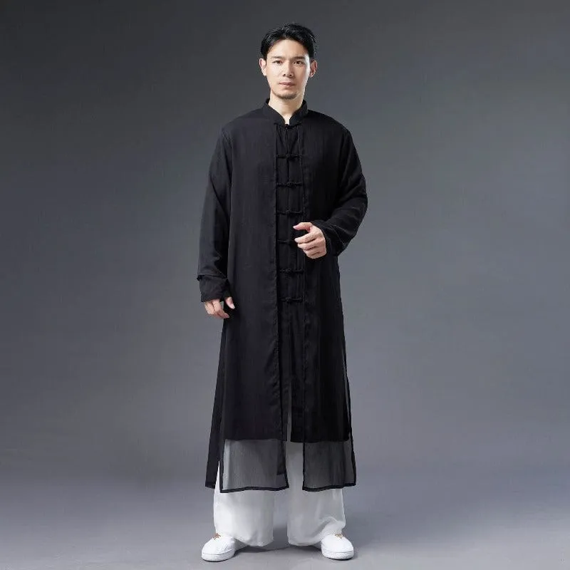 Cotton and linen fabric, Chinese Tang Suit robe