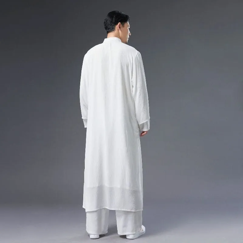 Cotton and linen fabric, Chinese Tang Suit robe