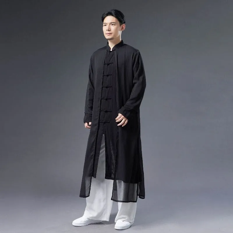 Cotton and linen fabric, Chinese Tang Suit robe