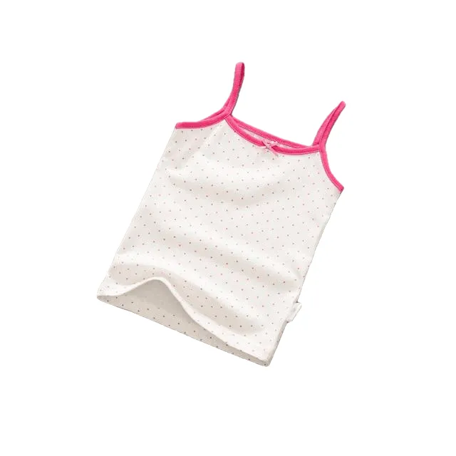 Cotton Girls T Shirt And Baby Undershirt Singlet