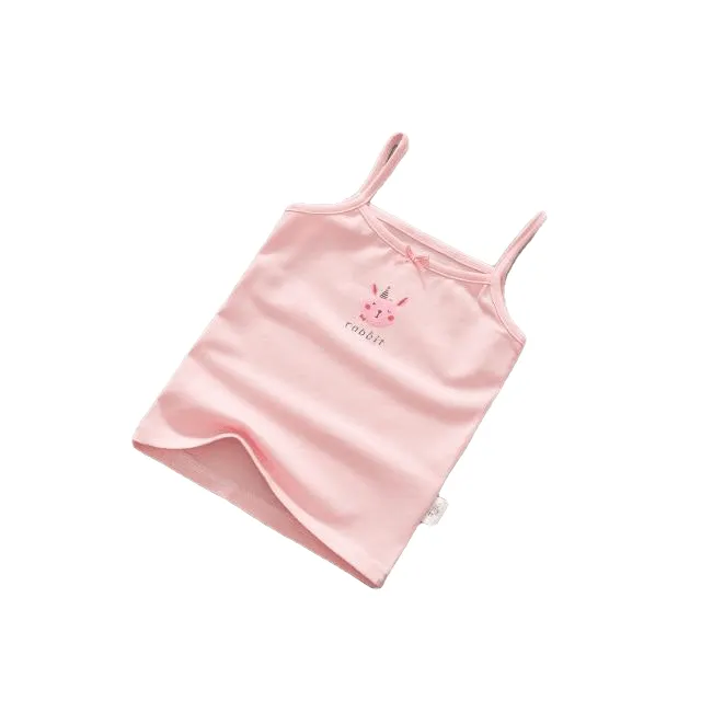 Cotton Girls T Shirt And Baby Undershirt Singlet
