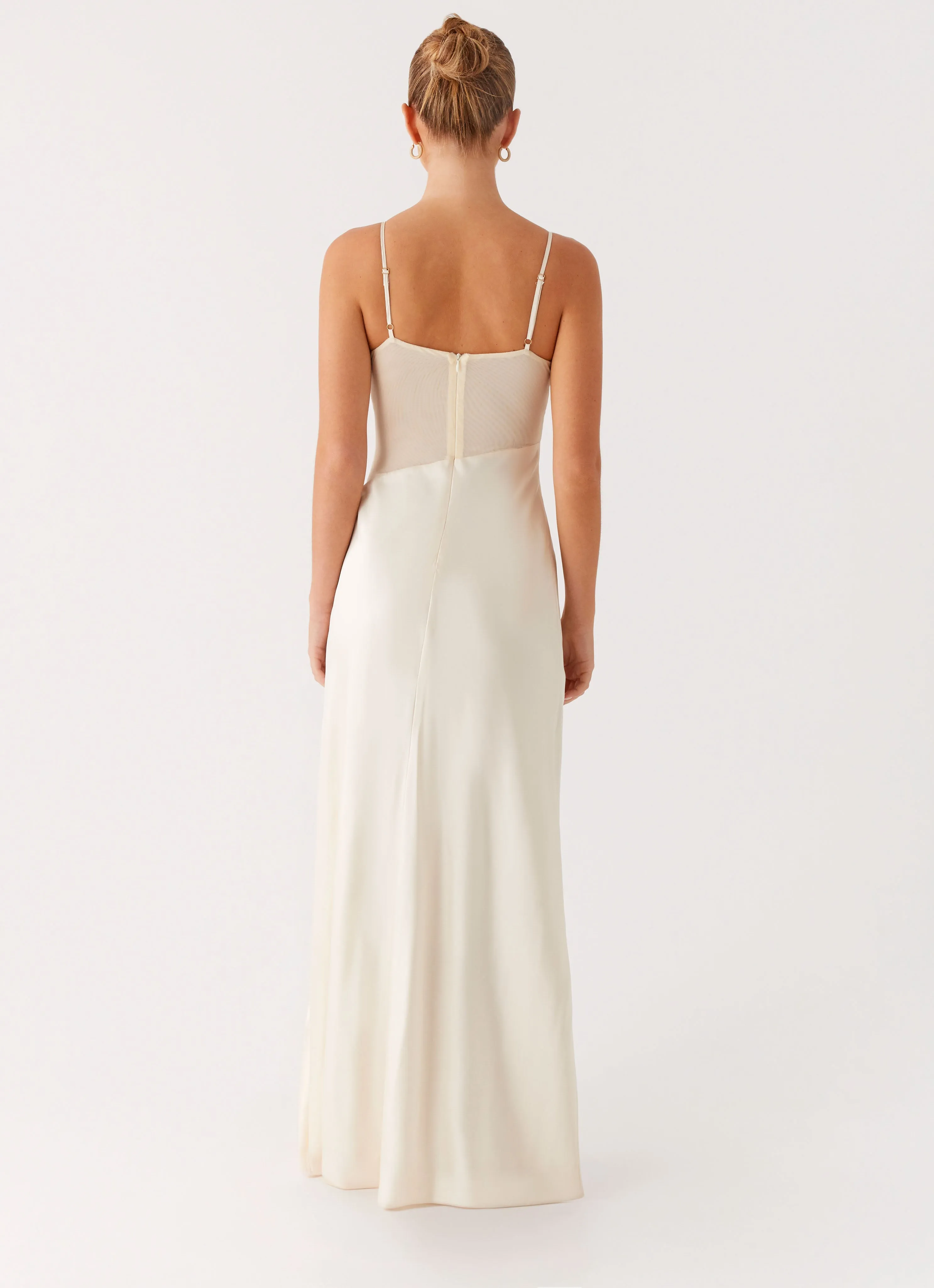 Relax Tones Rising Sun Maxi Dress - Off White