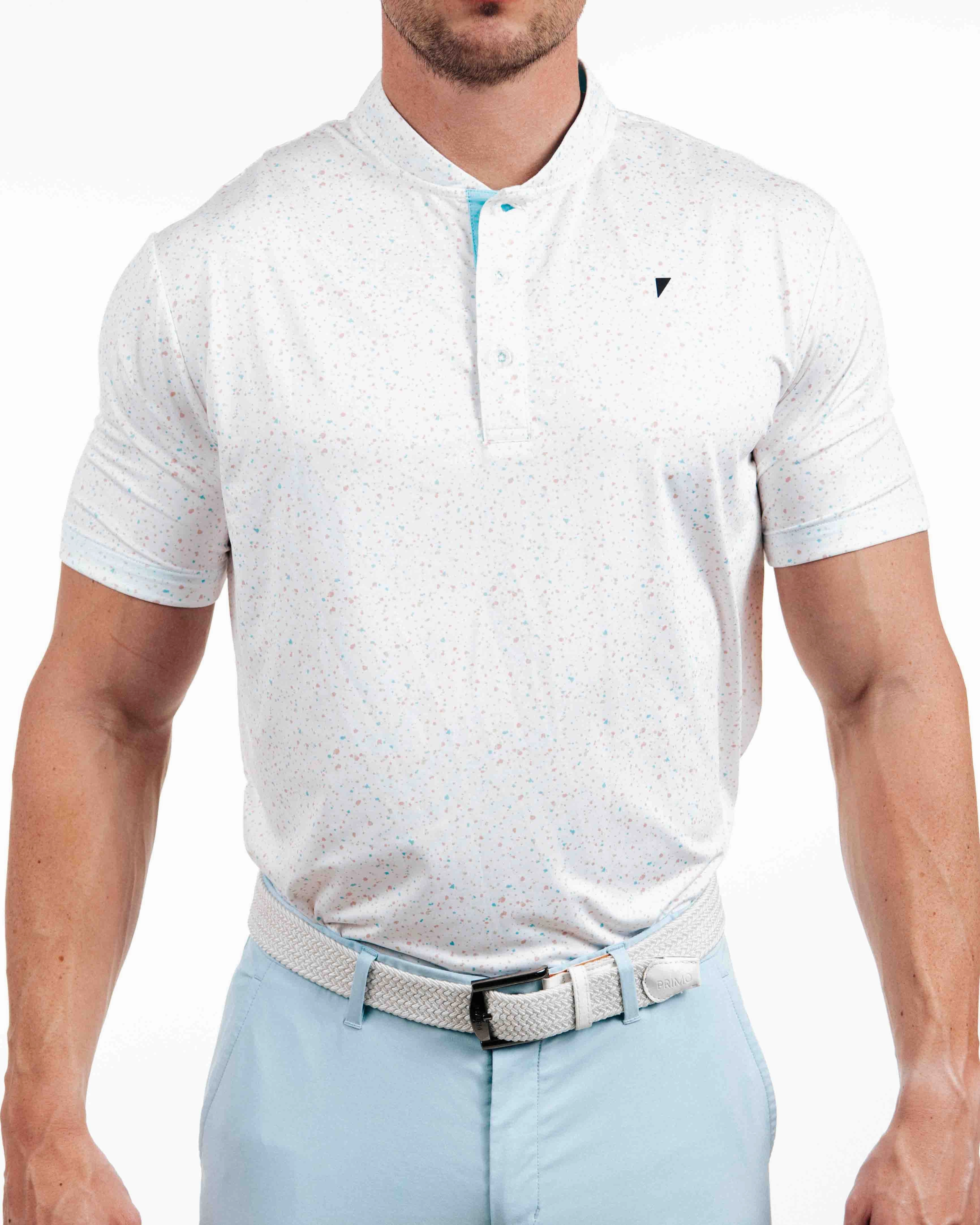 HighStretchElastic Cotton Candy Blade Polo