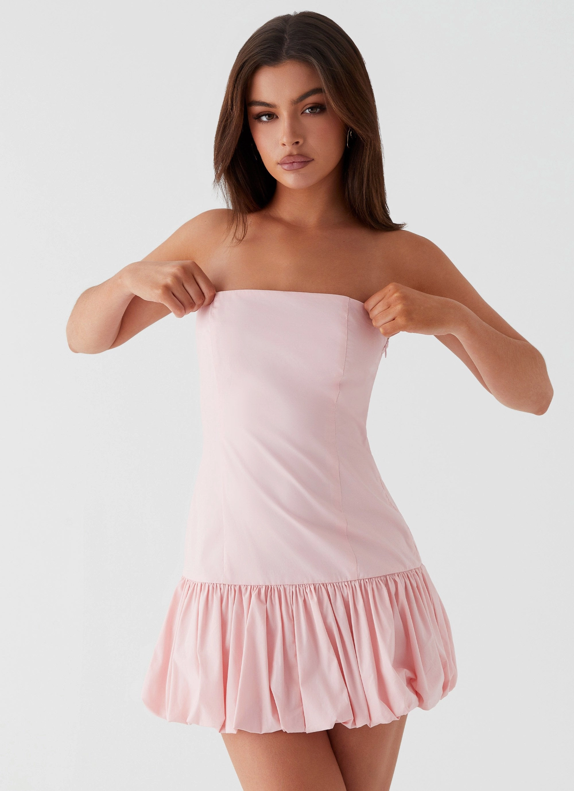 Cotton Candy Mini Dress - Pink Spring Mood