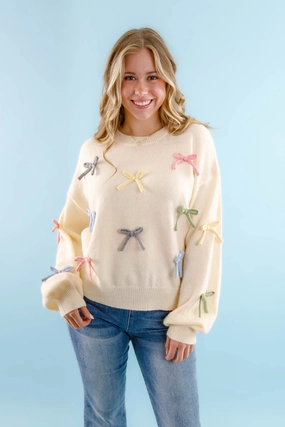 AntiStatic Treatment Vintage Pullover Count Your Blessings Sweater