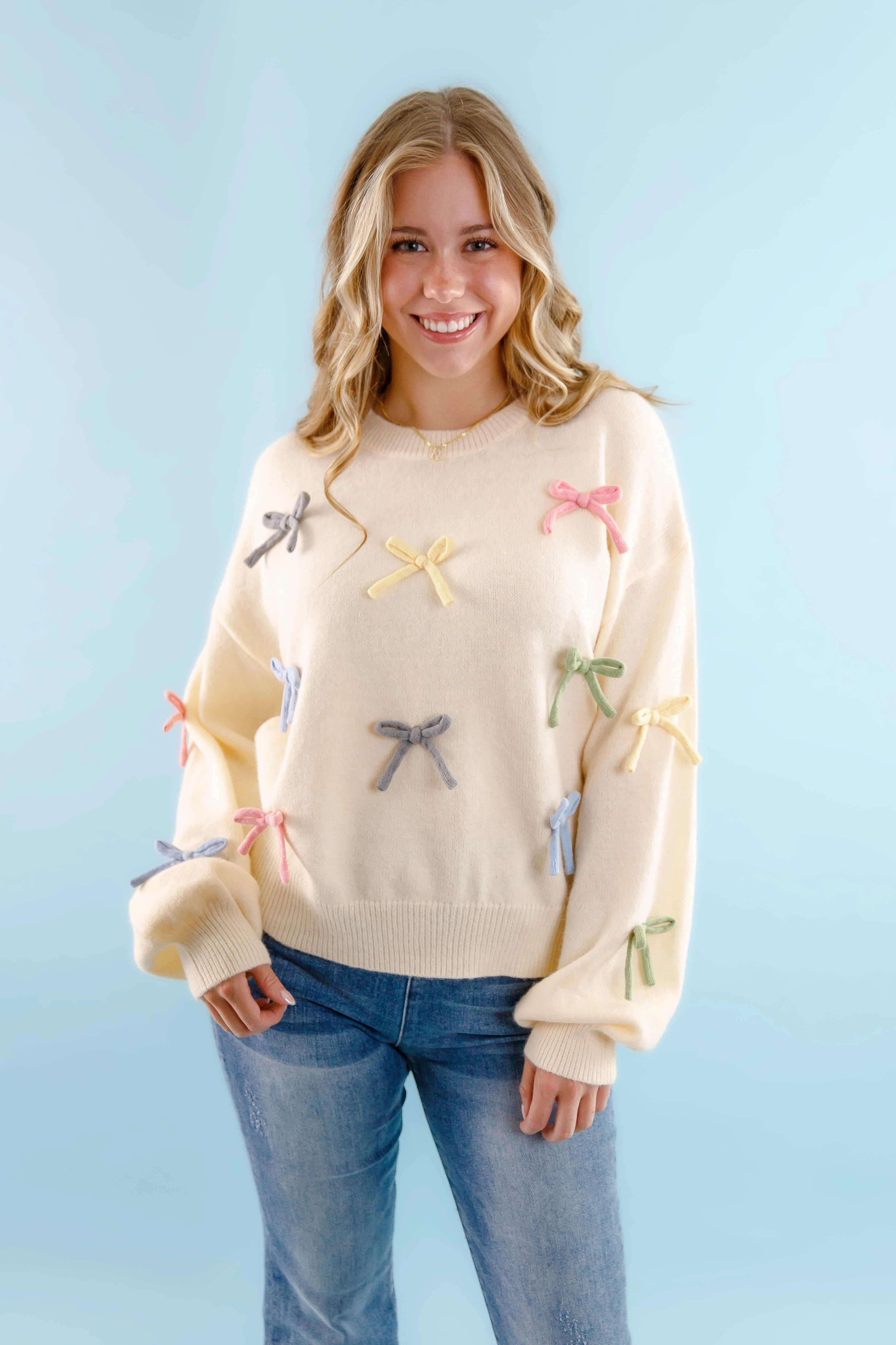 Flatlock Seams Count Your Blessings Sweater