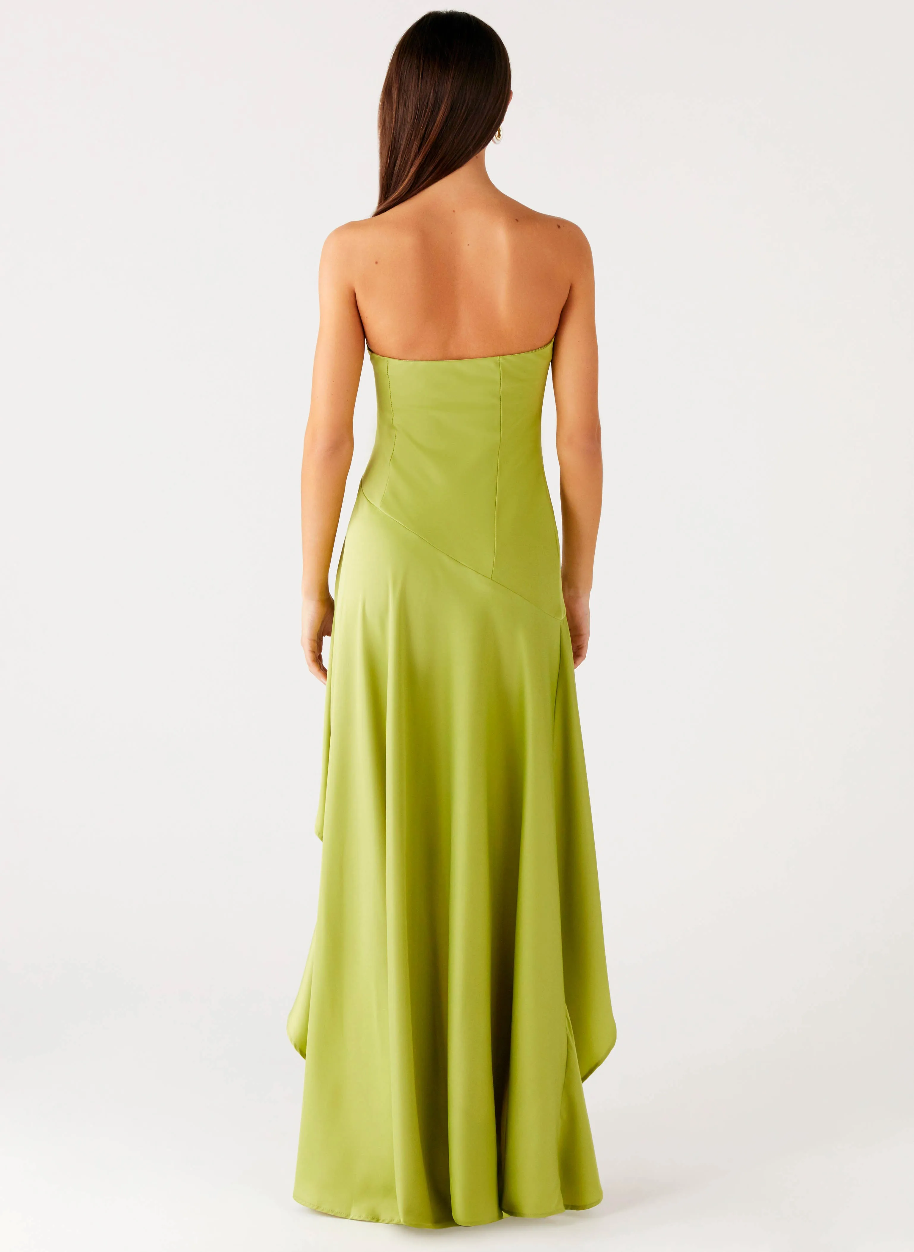 Simple yet sophisticated gown Bridal-Shower Bodie Maxi Dress - Lime
