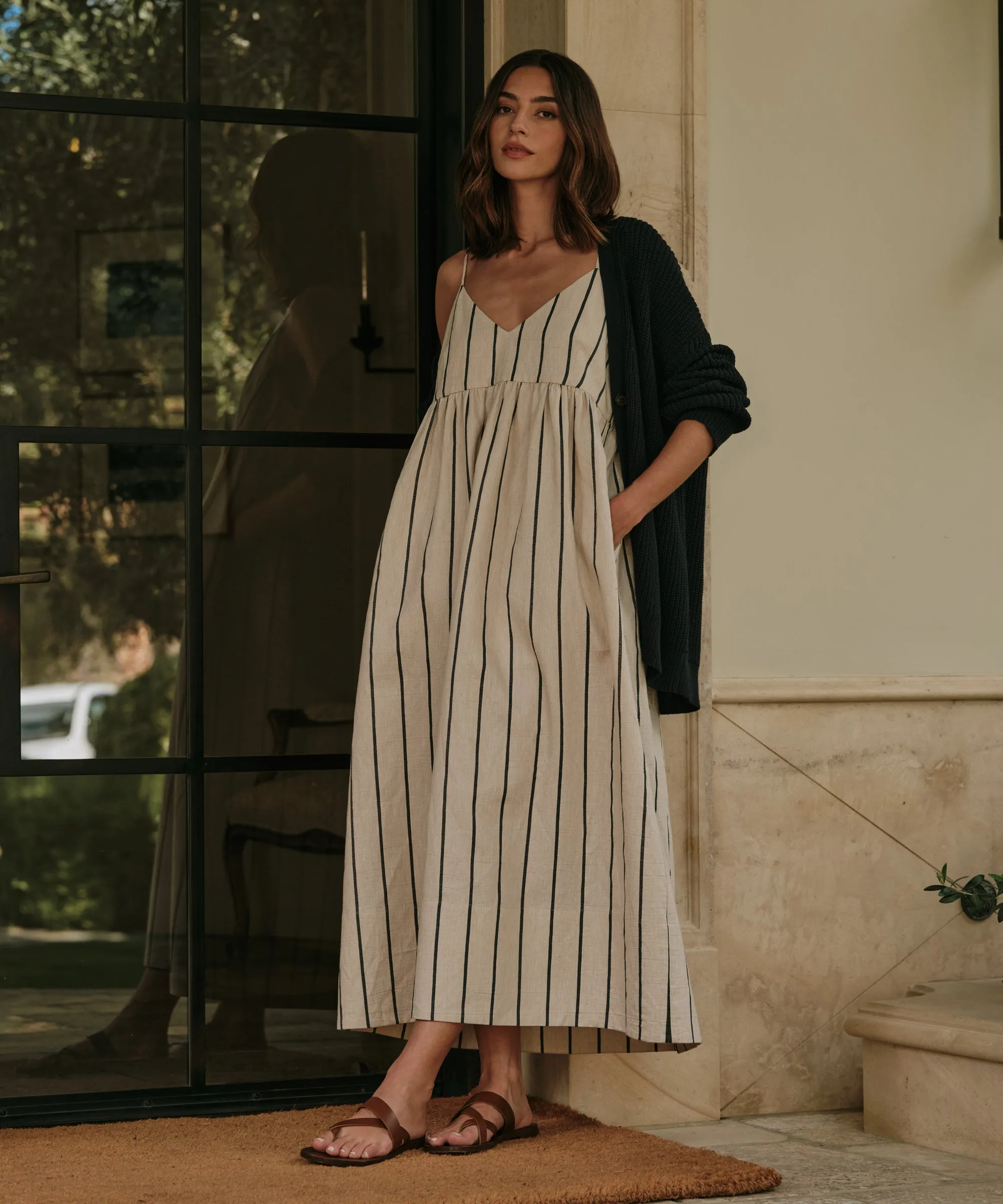 Lounge Texture Effortless Style Cove Dress