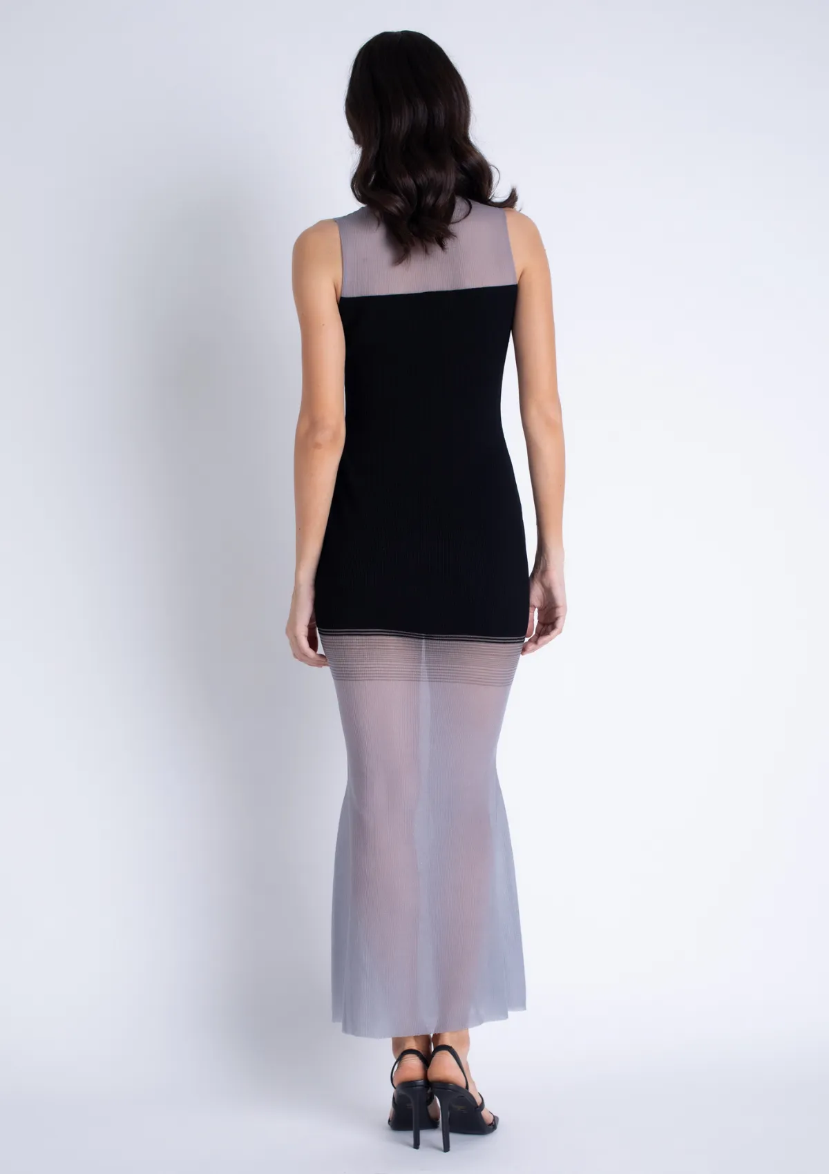 Soft and Chic Flattering Style Fit Renata Knit Maxi Dress