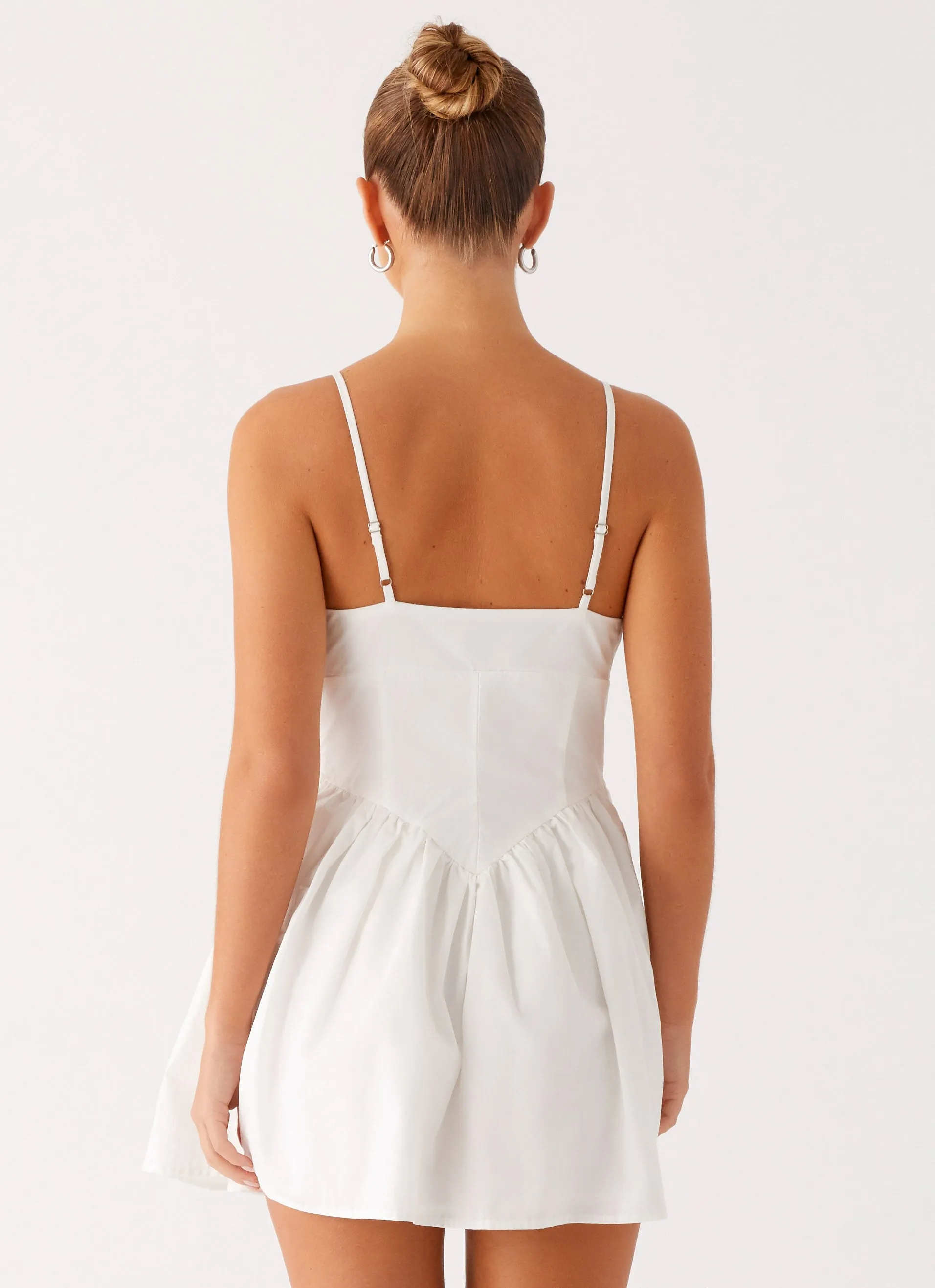 Phillipa Mini Dress - White Basic Shape