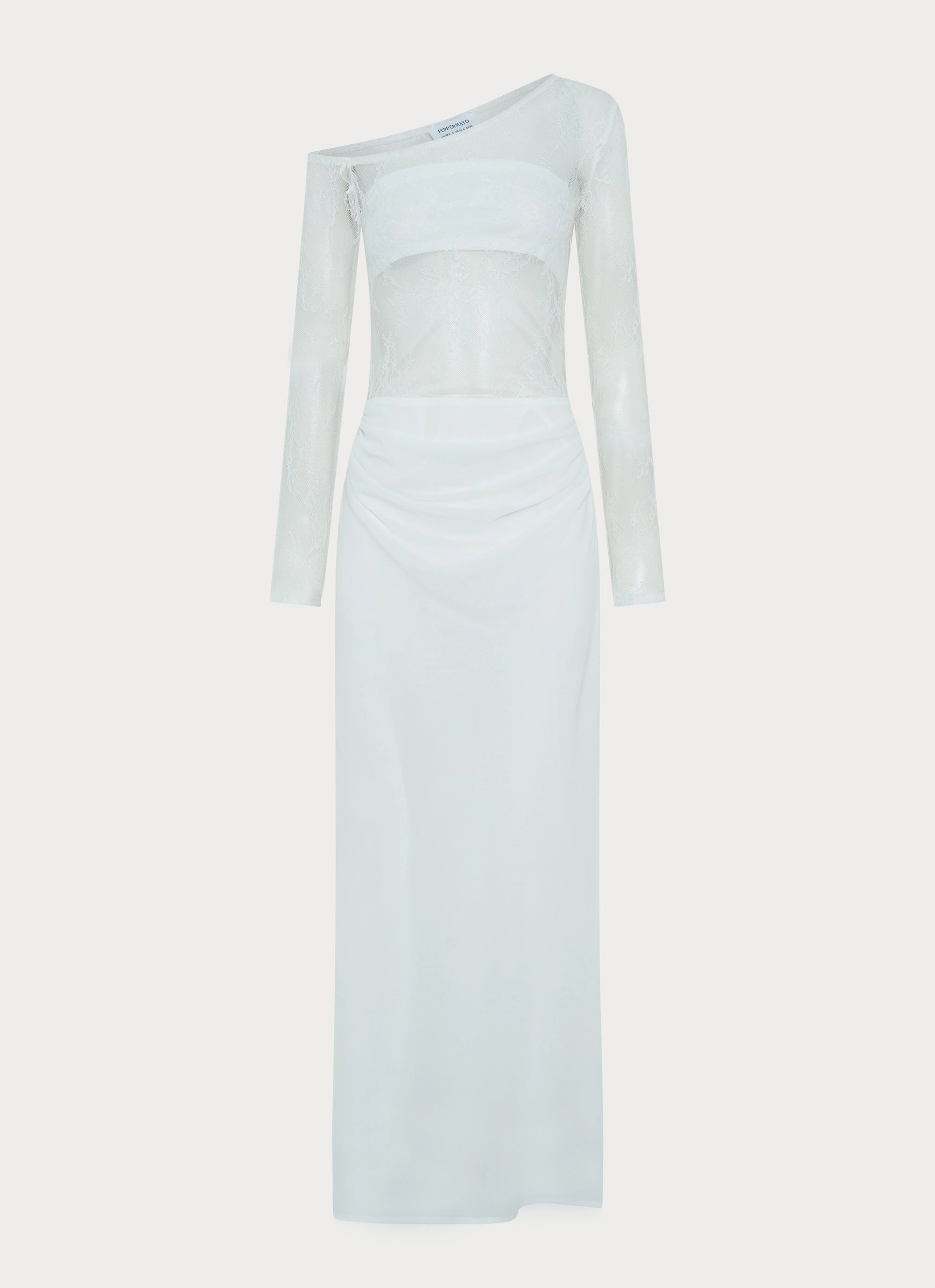 Flowing Texture Take Your Time Maxi Dress - White