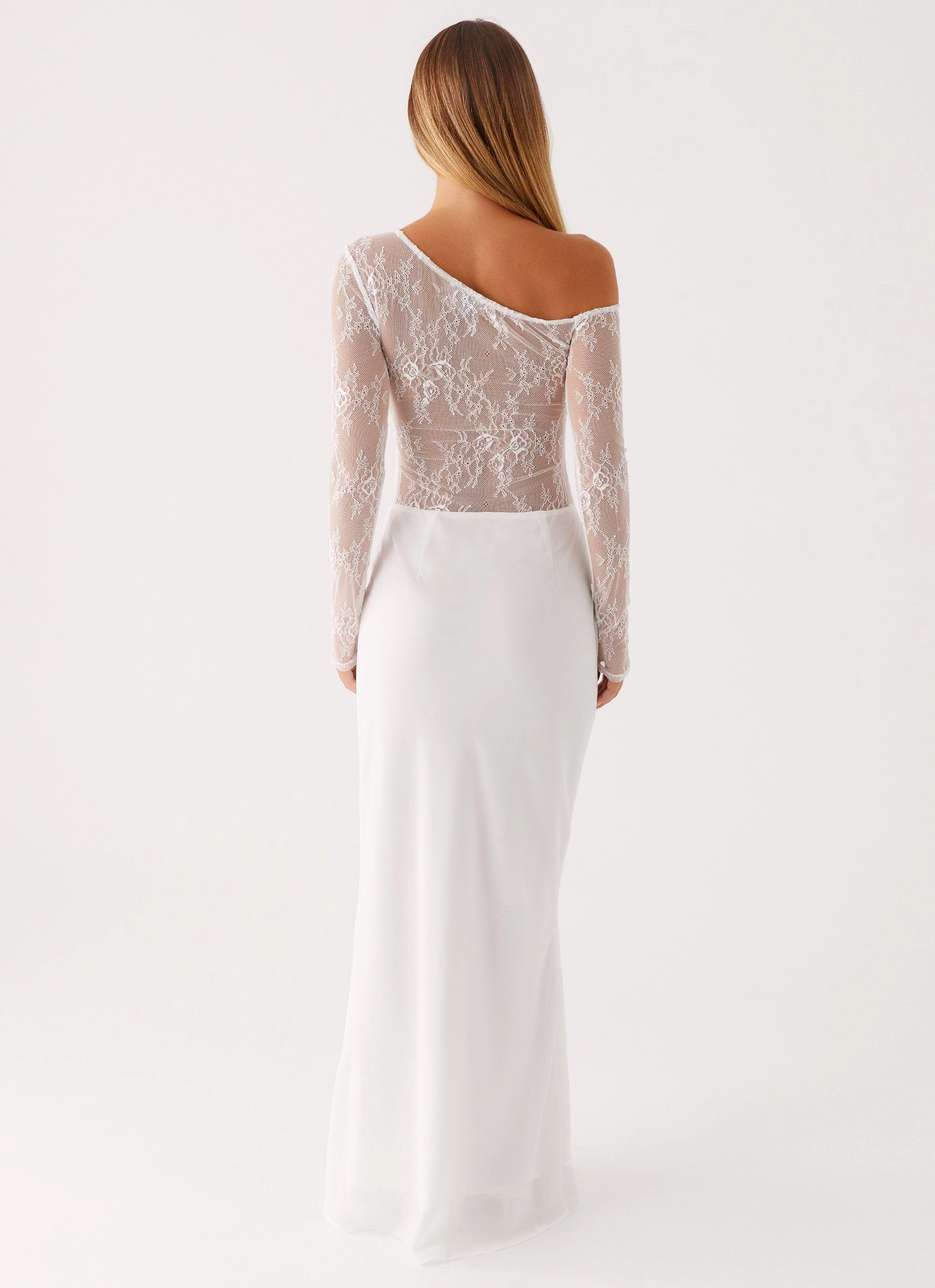 Minimal Touch Seasonal Layering Take Your Time Maxi Dress - White