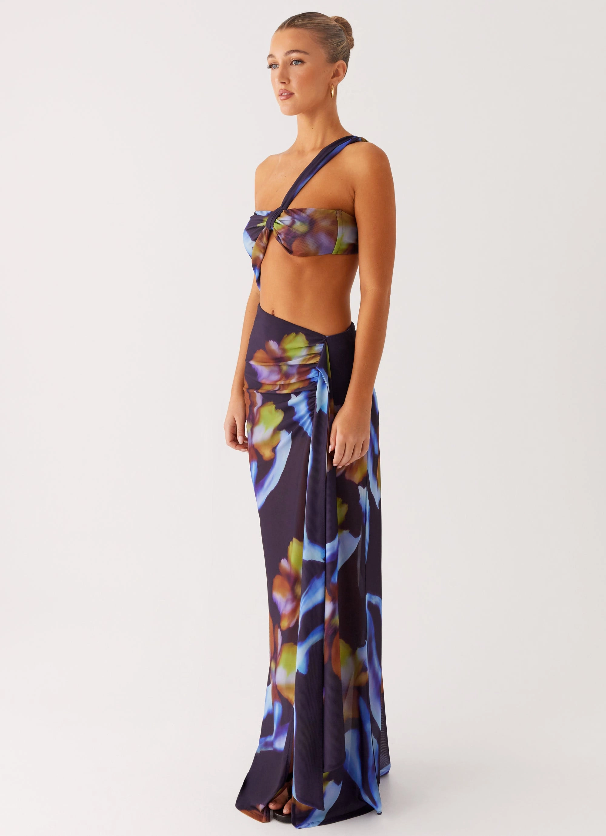 CrinkleResistantWeave Costa Rica Maxi Dress - Dark Floral