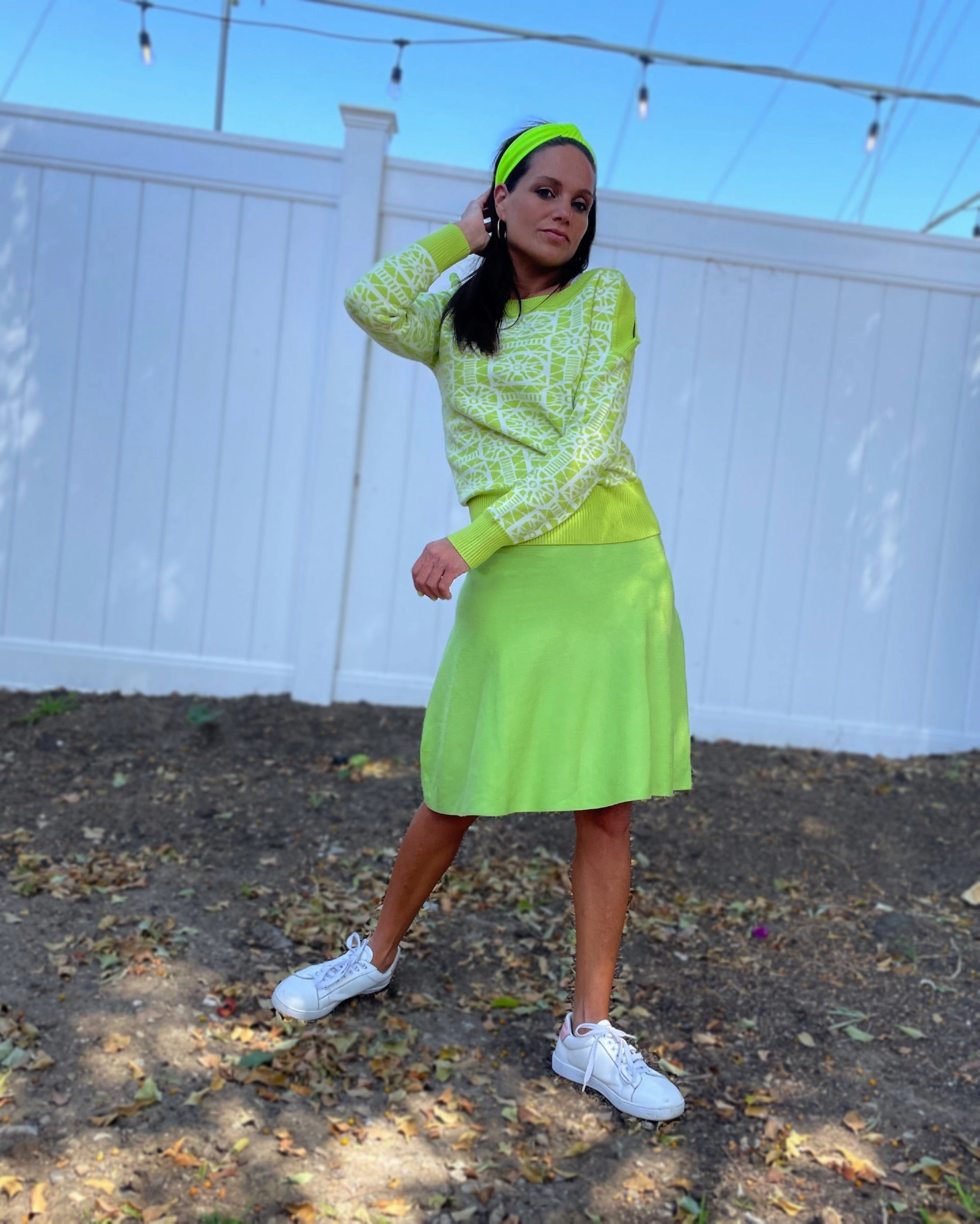 AMAZING MM SKIRT - SUMMER STYLE TENNIS GREEN LightweightComfort