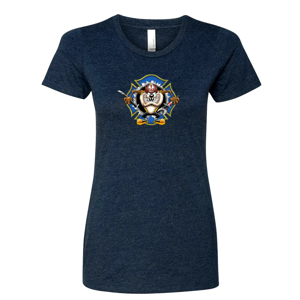 Crazy Taz Firefighter Women's Crew Neck Shirt