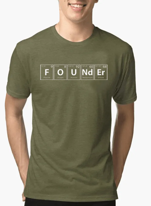 Creative Essence Founder Melange Half-Sleeve Cotton Tee