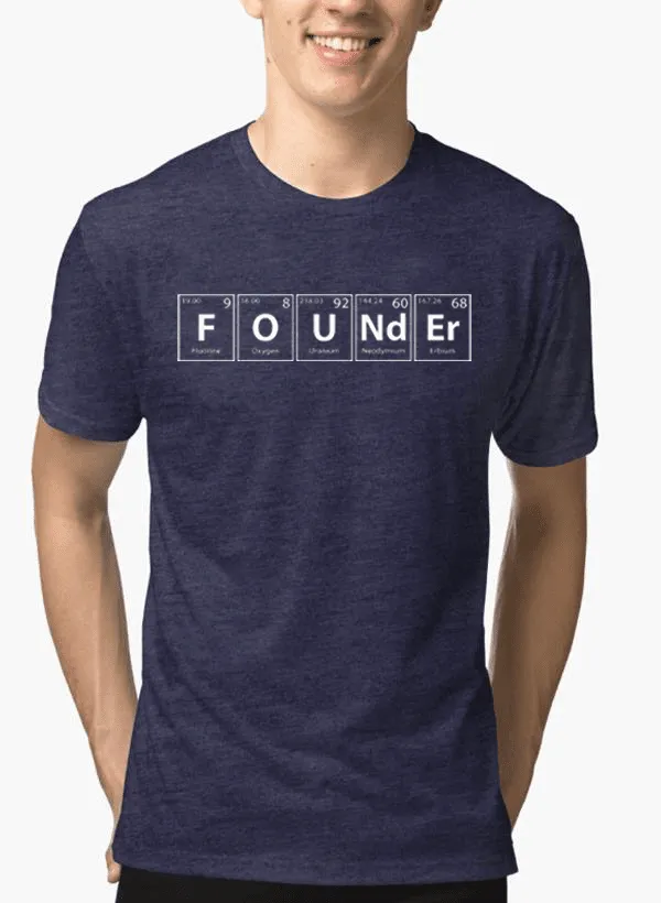 Creative Essence Founder Melange Half-Sleeve Cotton Tee
