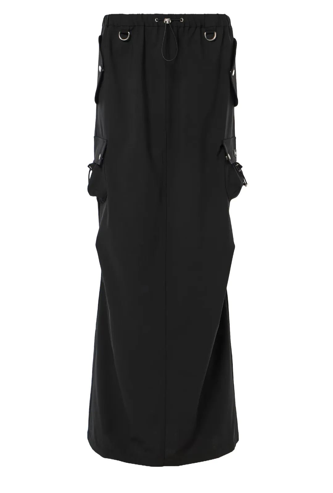 Crepe Cargo Maxi Skirt