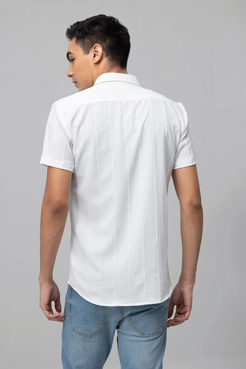 Crinkle Crush White Shirt