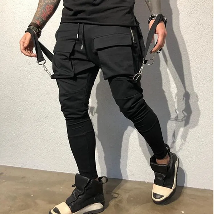 CRISWALK | Slim Pants Men Hip-hop Street Fashion