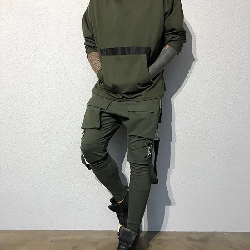CRISWALK | Slim Pants Men Hip-hop Street Fashion