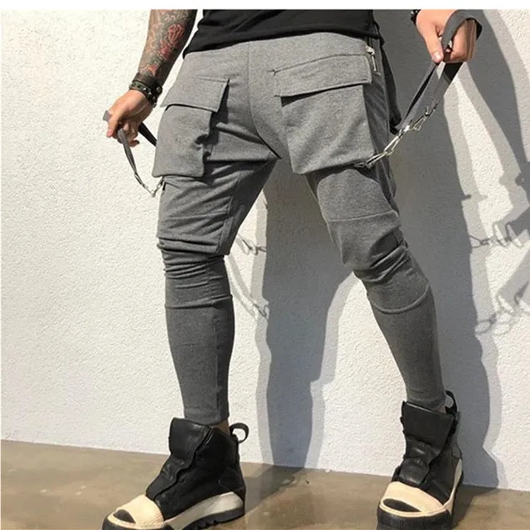 CRISWALK | Slim Pants Men Hip-hop Street Fashion
